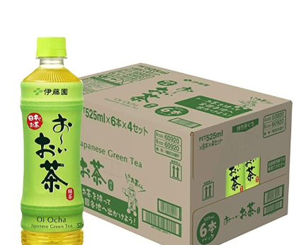日本无糖煎茶 500ml,24瓶/箱