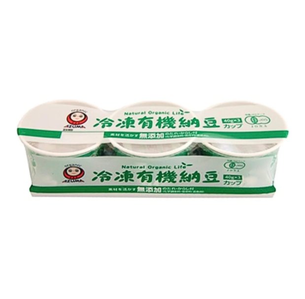 有机纳豆  3pc/136g (冻)