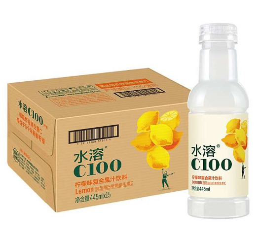 水溶C100 445ml x 15/箱 (4味)