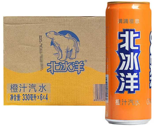 北冰洋汽水 330ml x 24瓶/箱 (2种口味)